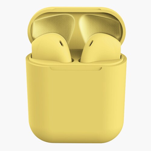 Audífonos INPODS  12 macaroon Bluetooth 5.0 Amarillo