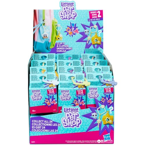 Caja sorpresa littlest pet shop Hasbro 1 pieza Serie 2
