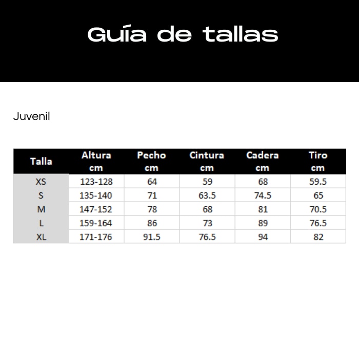 Guia tallas best sale munich niños