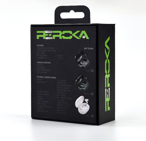 Audífonos REROKA TORPEDO bluetooth 5.0 Sonido 3D Blanco