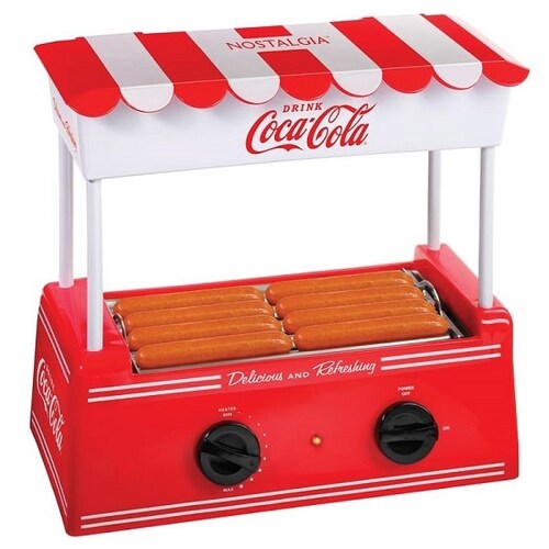 Maquina de Hot Dogs Nostalgia HDR8CK Retro Coca Cola Roja
