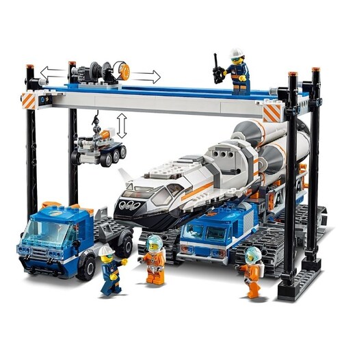 Lego 60229 Ensamblaje y Transporte del Cohete