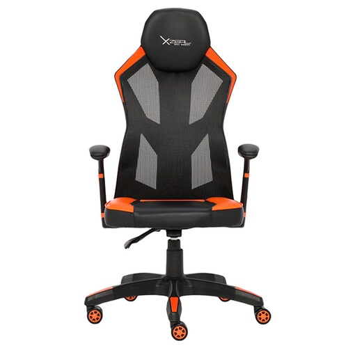 Silla Gamer ergonómica MALLA Naranja