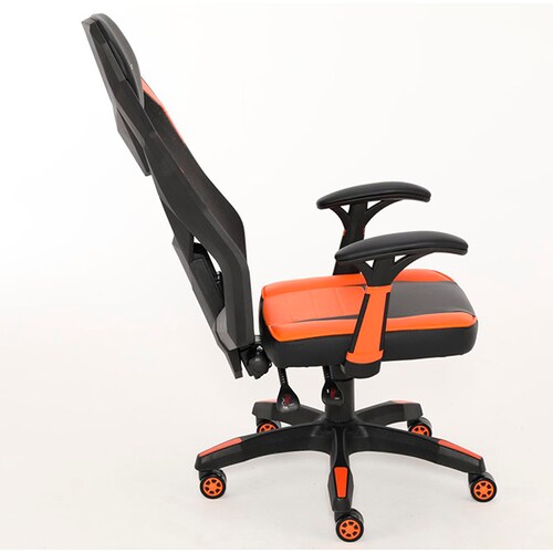 Silla Gamer ergonómica MALLA Naranja