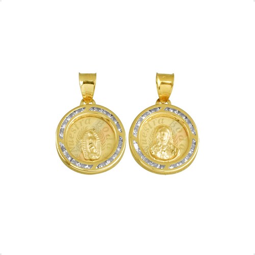 Medallas Nuestra Boda  VAROURO  Oro 10k + Cadena De Regalo