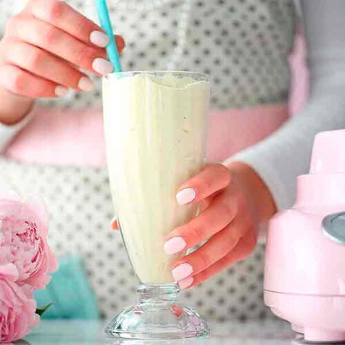  Vaso malteada de vidrio 350 ml crisa 2212 - 1 pieza