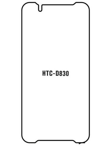 Jeco 99F Kit de Mica Hidrogel AZUL Frontal+Trasera HTC D830
