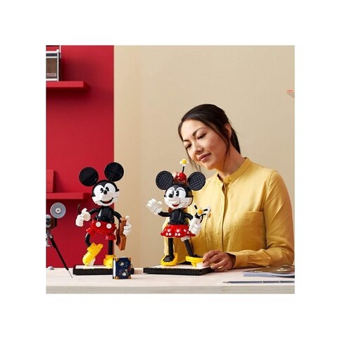 Lego 43179 Personajes Construibles: Mickey Mouse y Minnie Mouse