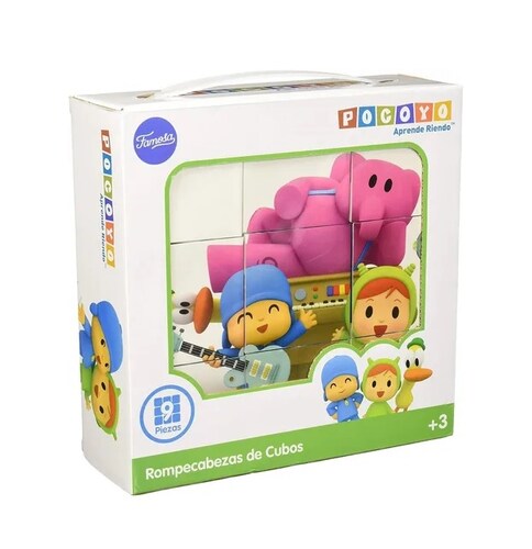 Rompe Cabezas Pocoyo De Cubos 9 Pz