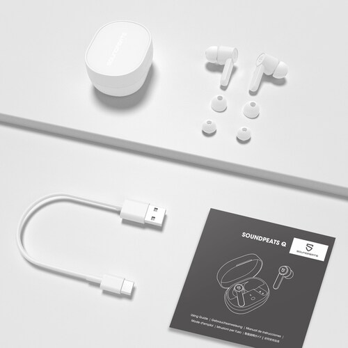 Audífonos Soundpeats MAC NEGRO