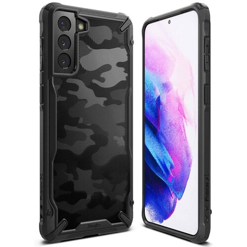 Funda Para Galaxy S21 Plus Fusion X Ringke Grado Militar Camo