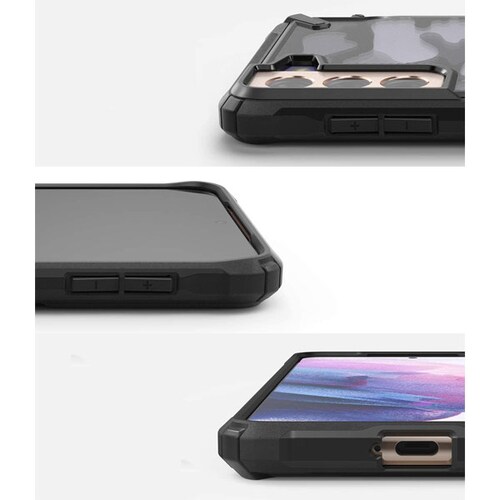 Funda Para Galaxy S21 Plus Fusion X Ringke Grado Militar Camo