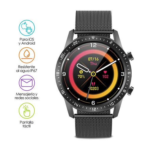 Smartwatch Reloj Inteligente Premium Contra Agua Pro Elite 300 Redlemon