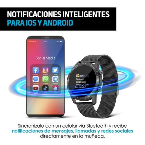 Smartwatch Reloj Inteligente Premium Contra Agua Pro Elite 300 Redlemon
