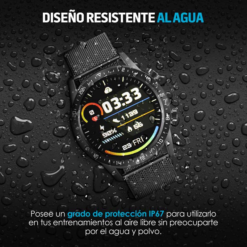 Reloj smartwatch contra online agua