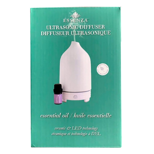 Difusor Eléctrico 2pzas Essenza Incluye 3 Aceites Esenciales