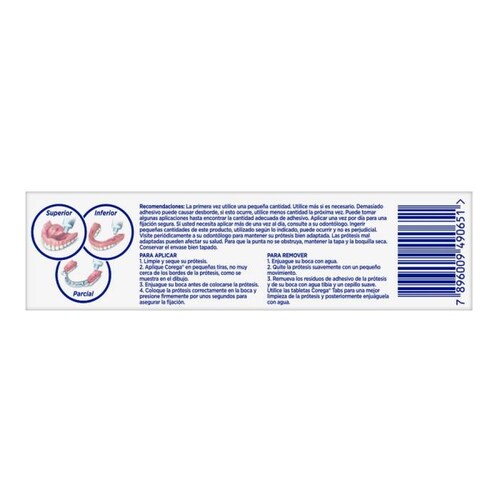 ADHESIVO ULTRA COREGA 40 GR 1 TUBO CREMA SIN SABOR