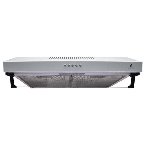 Campana  extractora para cocina de 60cm SUPRA NUBE B-60 de acero inoxidable color blanco