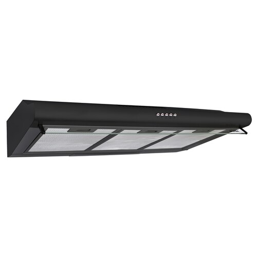 Campana extractora para cocina de 80cm SUPRA CB-80-BLACK en acero inoxidable color negro 