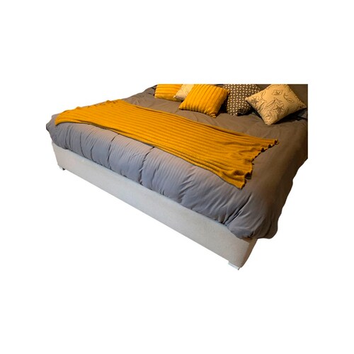 Cama Matrimonial Zafiro Beige - Kessa.