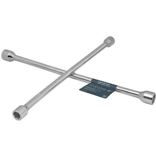Llave Cruz Universal 20' Truper de acero con entrada de 7/8"-13/16"-3/4" 17 mm 