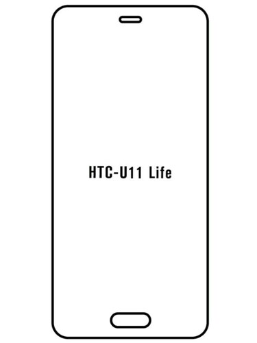 Jeco 99F Kit de Mica Hidrogel AZUL Frontal+Trasera HTC U11 LIFE