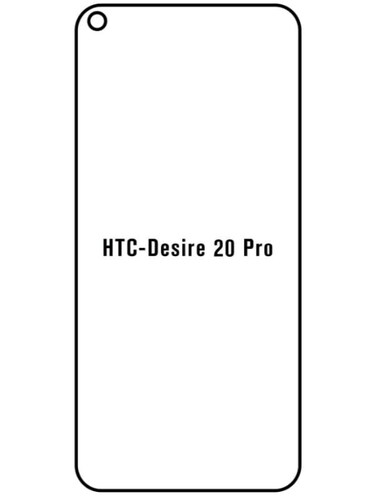 Jeco 99F Kit de Mica Hidrogel AZUL Frontal+Trasera HTC DESIRE 20 PRO