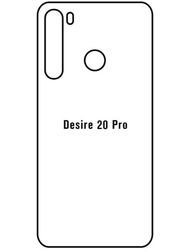 Jeco 99F Kit de Mica Hidrogel AZUL Frontal+Trasera HTC DESIRE 20 PRO