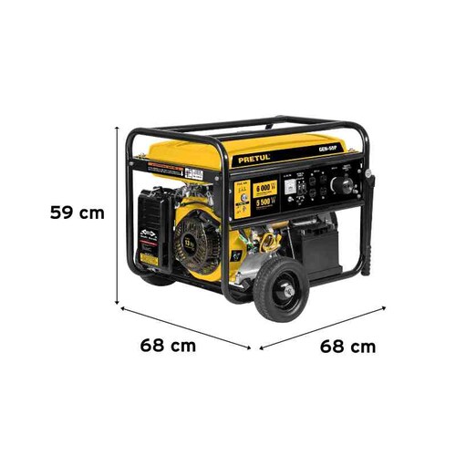 Planta De Luz Generador Eléctrico A Gasolina 13hp 5,500 W.