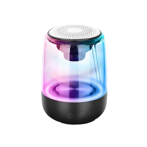Bocina Bluetooth Portátil  Led  Recargable
