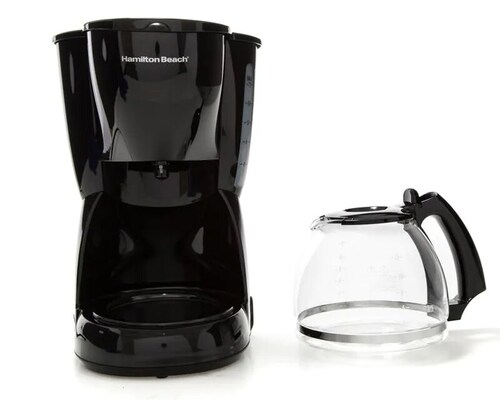 Cafetera Hamilton Beach 49316R 12 Tazas Negra