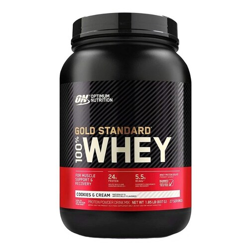 Proteína On Gold Standard 100% Whey 2 Lbs -  837gr