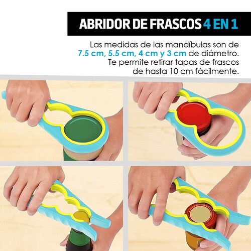 Kit de Destapador y Abridor de Frascos y Botellas 9 en 1 Redlemon