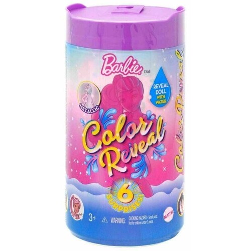 Barbie Color Reveal Metal Series Chelsea Surprise Doll Gtt23