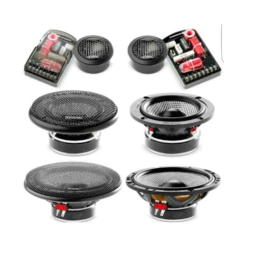Set De Medios Focal 165as3 De 3 Vias 