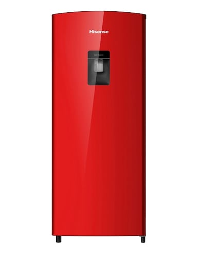 Refrigerador Hisense RR63D6WRX 7 pies cúbicos rojo con despachador ORT 