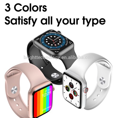 SmartWatch W26 PLUS Serie 6 Blanco 44mm 