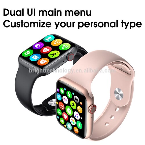 SmartWatch W26 PLUS Serie 6 Blanco 44mm 