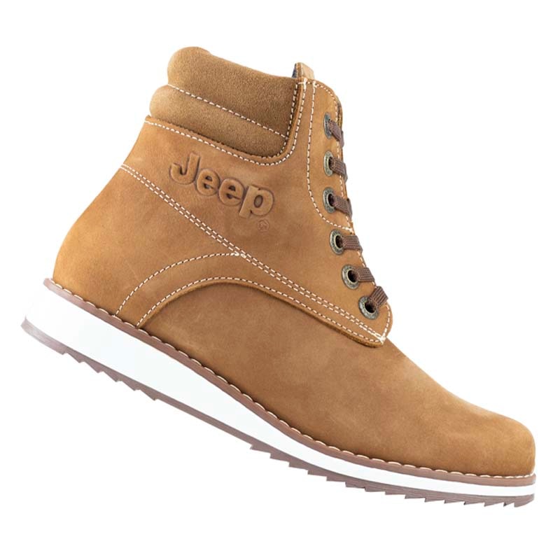 BOTAS URBANAS DE DAMA JEEP COMODAS 9421 NOBUCK BRONCE AUTENTICA