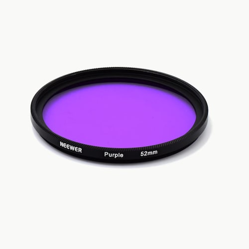Filtro Purpura 52mm Para Lentes De Camara