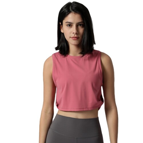 Top Deportivo DryFit Yoga y Gym YoFit Coral.