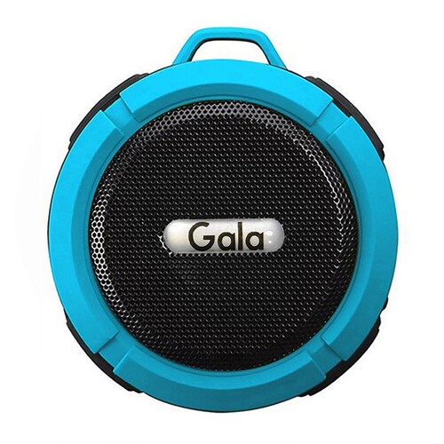 Mini Bocina (altavoz), modelo C6, Inalámbrica e Impermeable, azul