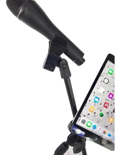 Pedestal Tripie Microfono Con Boom P/ Cel Y Tablet Kst-112