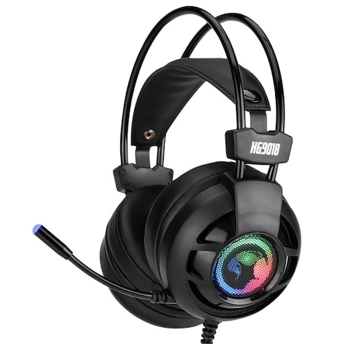 Diadema Gamer Marvo Hg9018 Sonido 7.1 Usb 2.4m Micrófono Luz