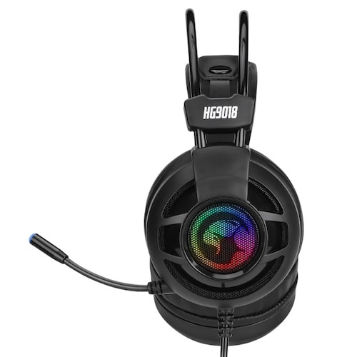 Diadema Gamer Marvo Hg9018 Sonido 7.1 Usb 2.4m Micrófono Luz