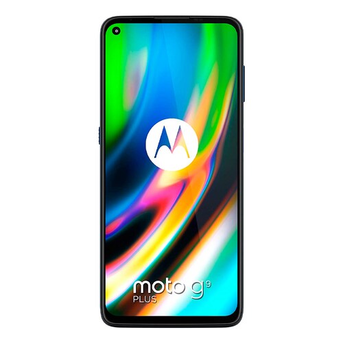 Celular Motorola Moto G9 Plus 4gb-128gb Azul + Microsd 32 + Audifonos