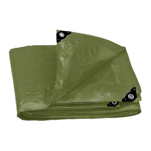 Lona Uso Rudo, Verde Olivo, 2 X 3 M, Truper Expert