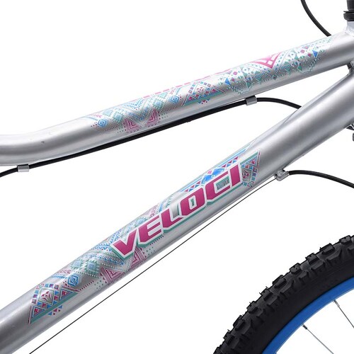 Bicicleta Veloci Haigo Rodada 24 Plata