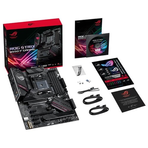Tarjeta Madre ASUS ROG STRIX B550-F GAMING 4xDDR4 PCI-E USB3 Socket AM4