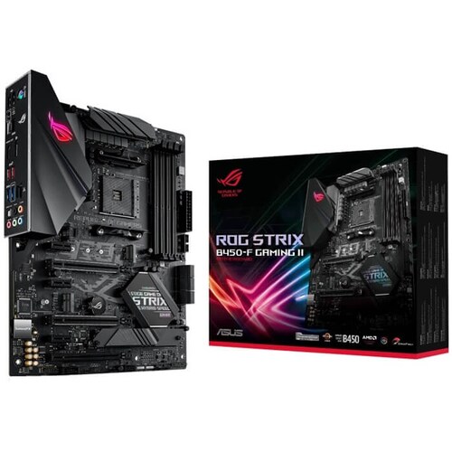 Tarjeta Madre ASUS ROG STRIX B450-F GAMING II 4xDDR4 PCI-E USB3 Socket AM4